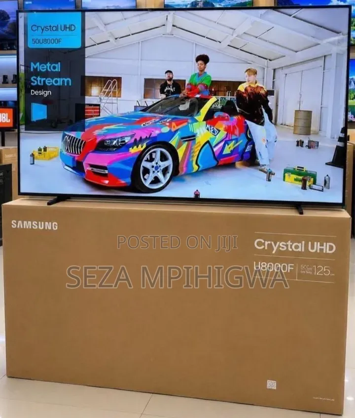 Samsung Crystal UHD 50" 4K Smart TV (Model: 50U8000F)