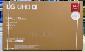 LG Uhd Ai 75" 4k Smart TV (Model: Ua85 / 189cm)