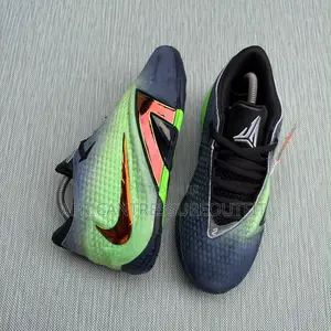 Nike Ja 4 Nigthmare Basketball Shoes Featuring a Mettalic Swoosh