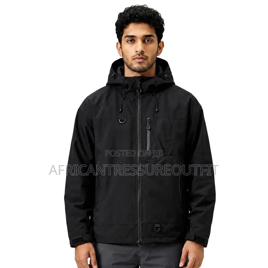 Lightweight Windbreakers Featuring a Contrasting Gray Zipper