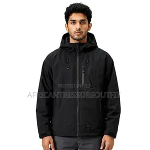 Lightweight Windbreakers Featuring a Contrasting Gray Zipper