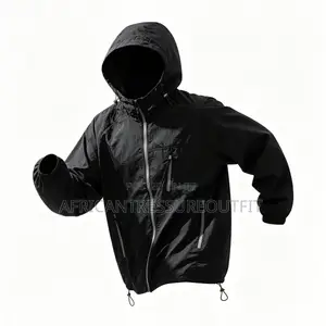 Lightweight Windbreakers Featuring a Contrasting Gray Zipper