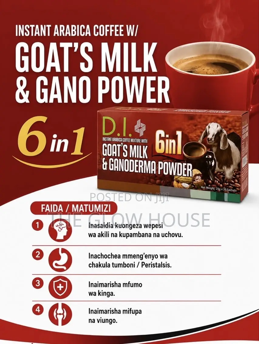 Instant Arabica Coffee Mixture With Goat’s Milk and Ganoderma