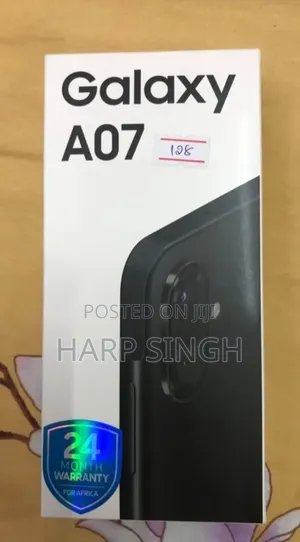 New Samsung Galaxy A07 4G 128 GB Black
