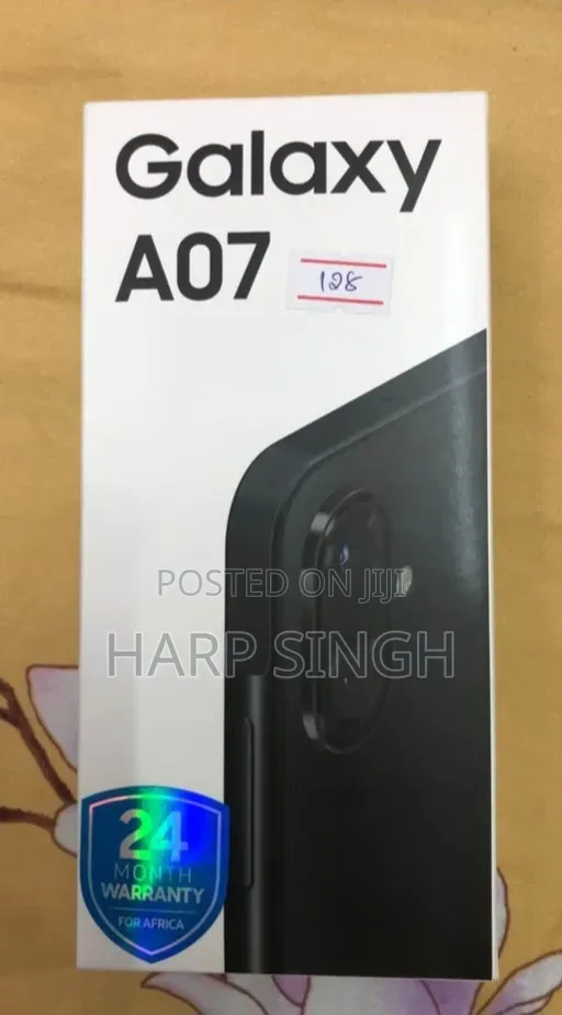 New Samsung Galaxy A07 4G 128 GB Black