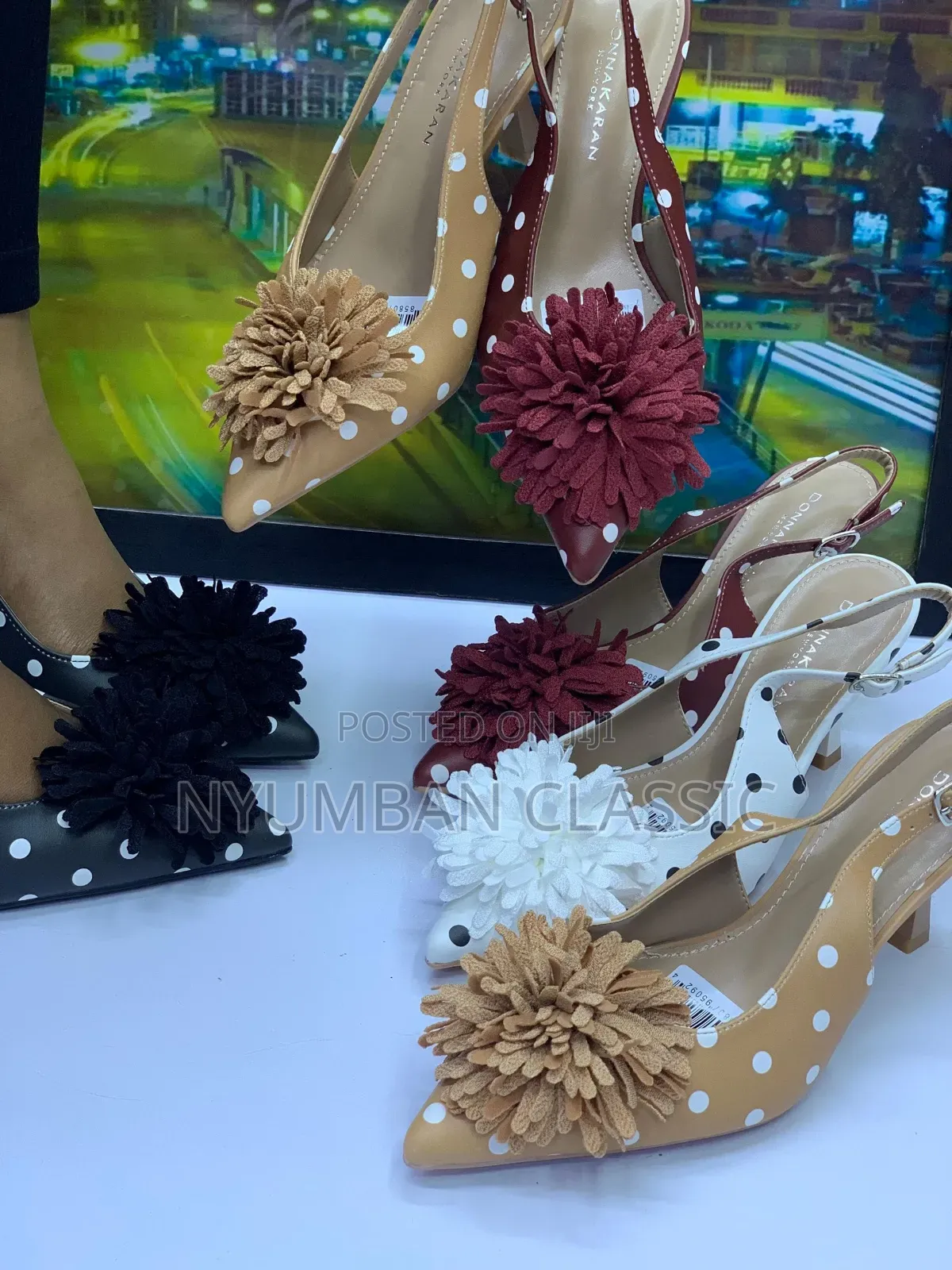 Sling Bocks High Hills Shoes