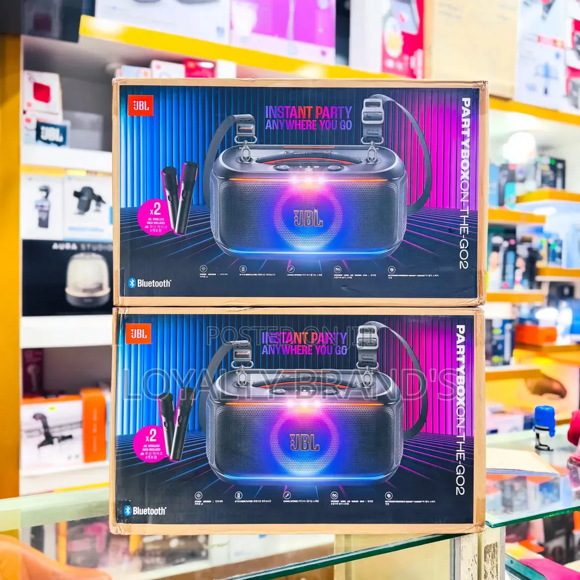 JBL Partybox on-the-Go2 Portable Speaker + Bluetooth Now Available