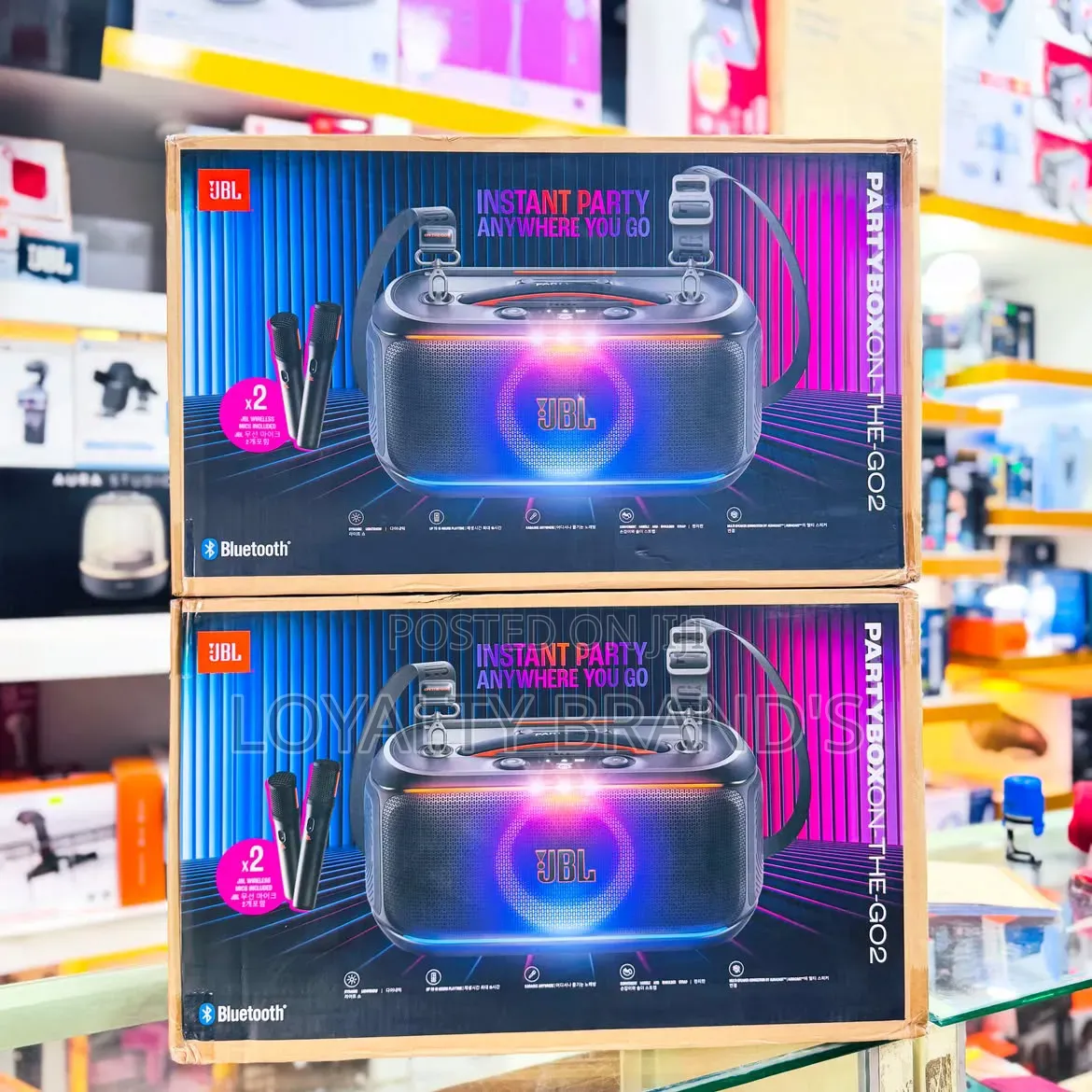 JBL Partybox on-the-Go2 Portable Speaker + Bluetooth Now Available