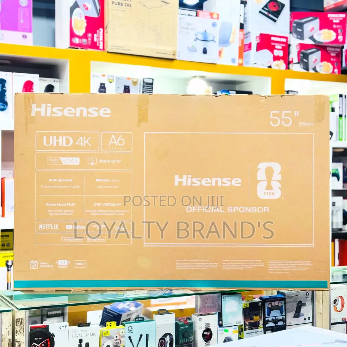 Hisense Smart TV Uhd 4k 55a6q Now Available