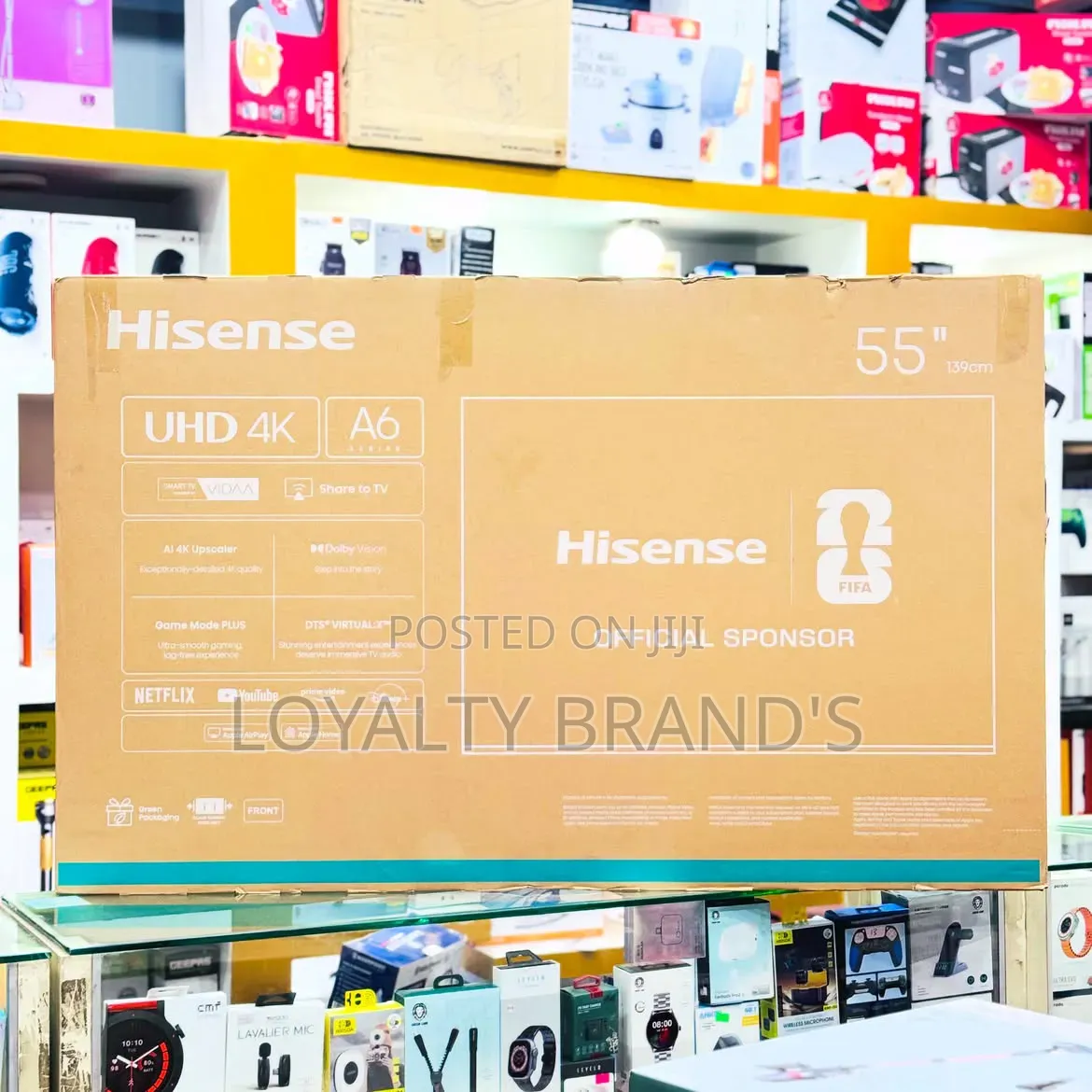 Hisense Smart TV Uhd 4k 55a6q Now Available