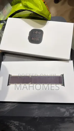 Watch Ultra 4 (2026) 49mm; Black Titanium With Burgundy Trail Loop