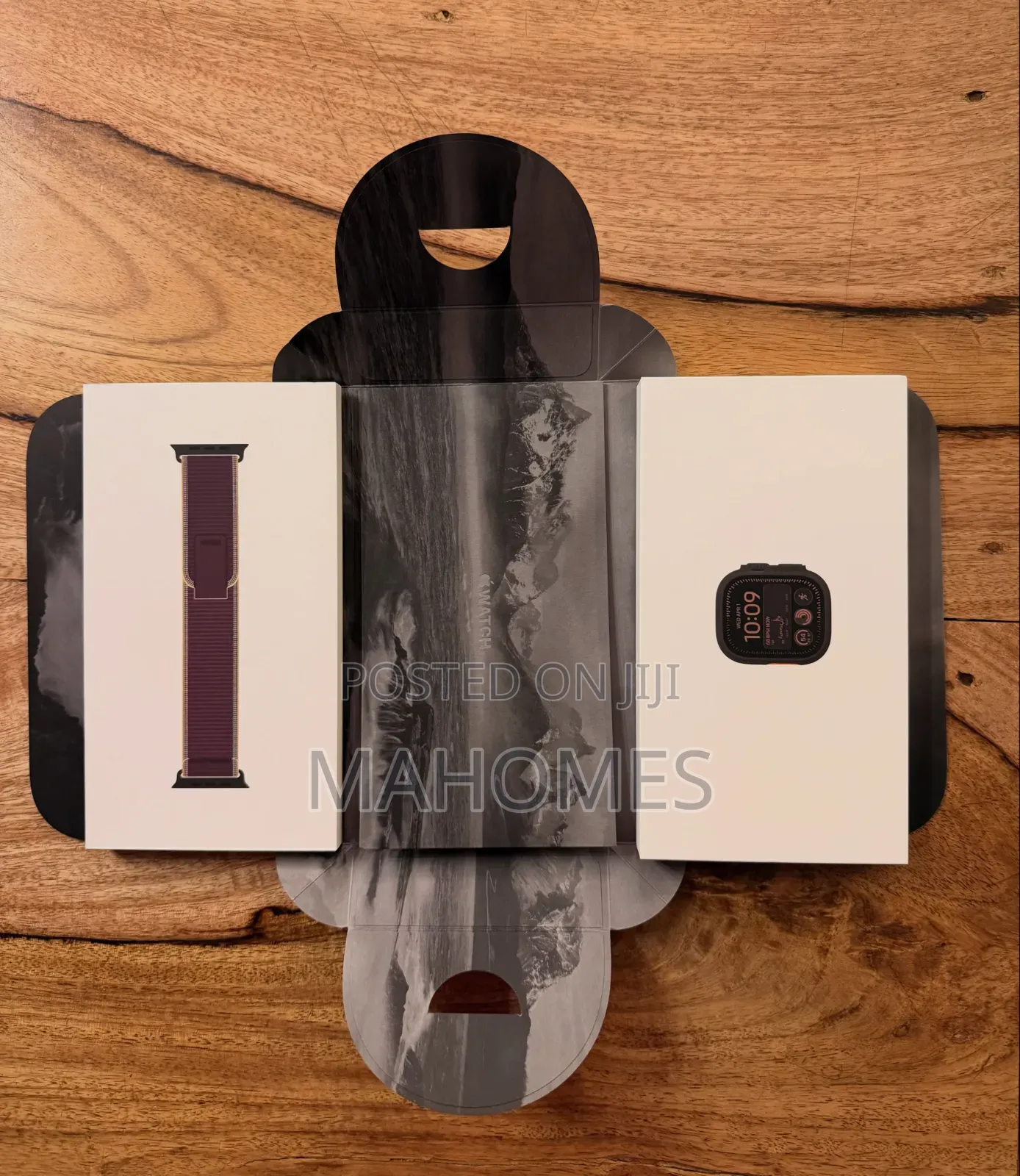 Watch Ultra 4 (2026) 49mm; Black Titanium With Burgundy Trail Loop
