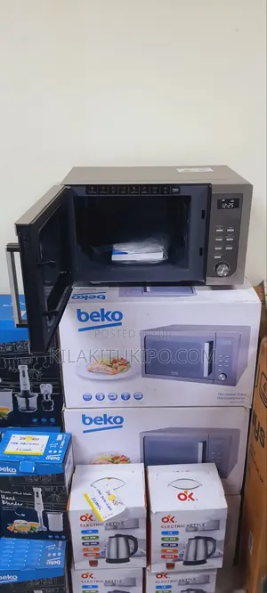 The Beko MOF23110X Is an 800W, 23-Litre Compact Solo Microwave
