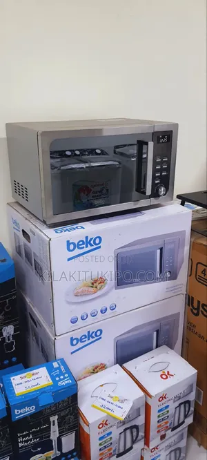 The Beko MOF23110X Is an 800W, 23-Litre Compact Solo Microwave