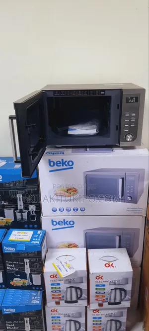 The Beko MOF23110X Is an 800W, 23-Litre Compact Solo Microwave