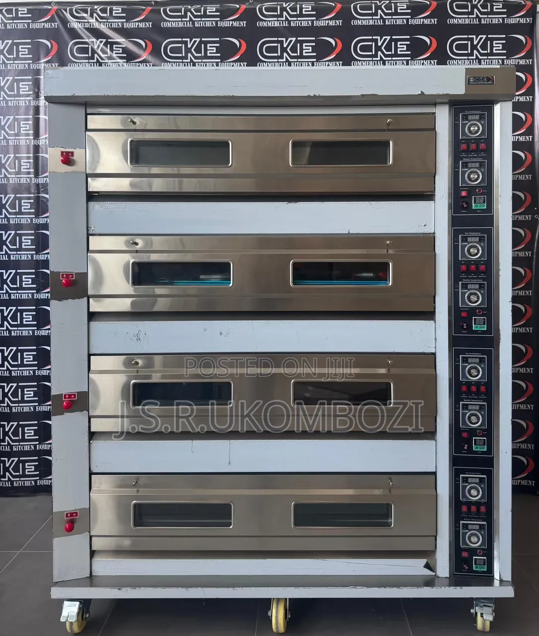 Oven Gas Electric Deck 4 Trey 16