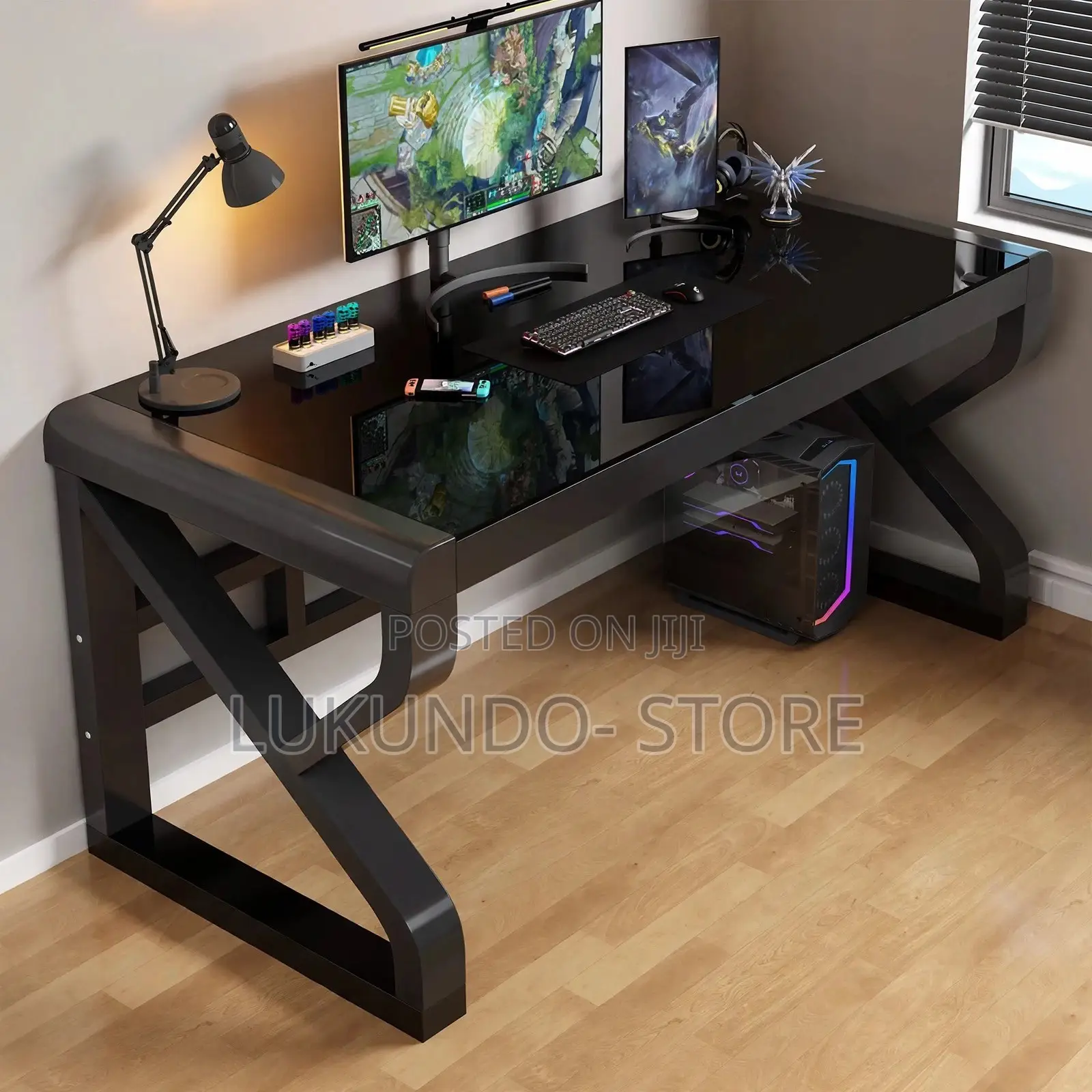Black Garming Table 120*60*70cm