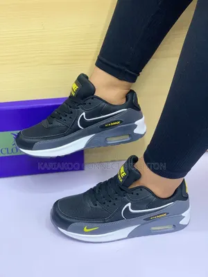 Grey Red Accent Nike Air Max Sneakers