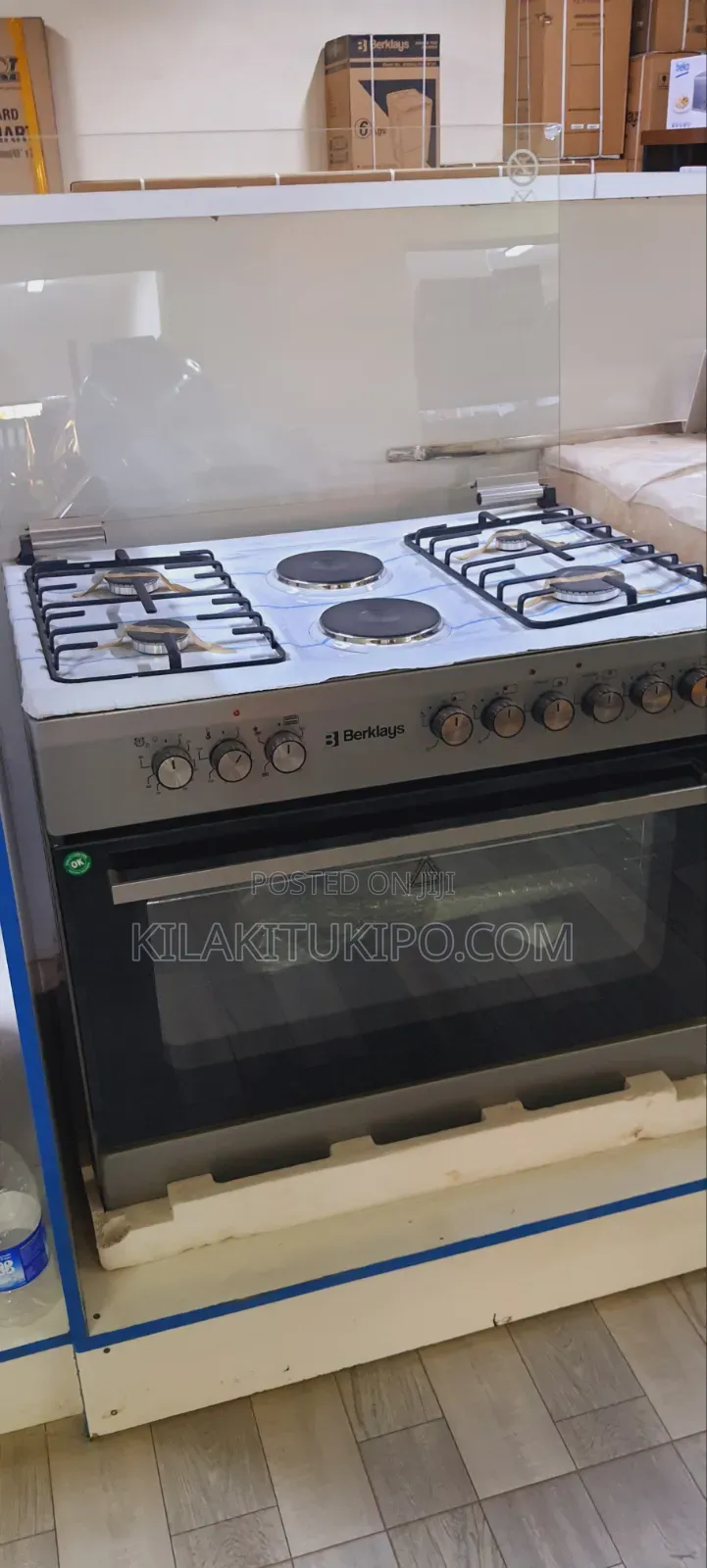 Berklays 90×60cm Oven Cooker 4gas+2electric