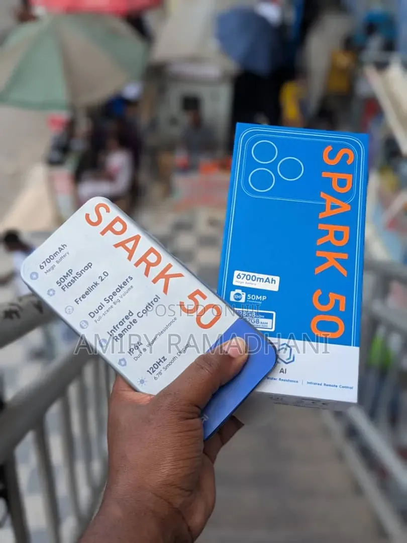 New Tecno Spark 50 128 GB Blue