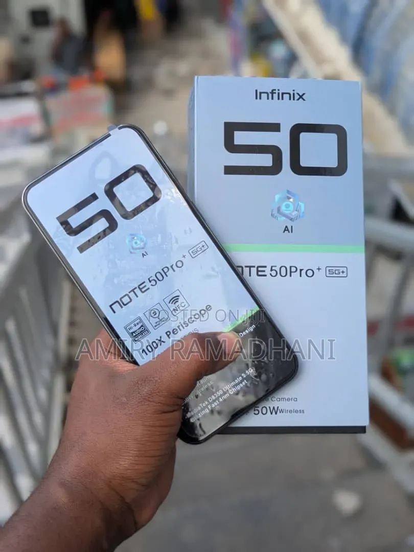 New Infinix Note 50 Pro+ 256 GB Black