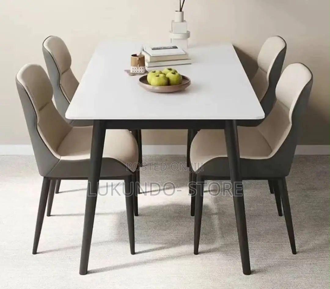 Simple Dinning Set 1Table With 4 Chairs