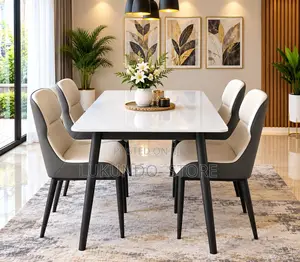 Simple Dinning Set 1Table With 4 Chairs