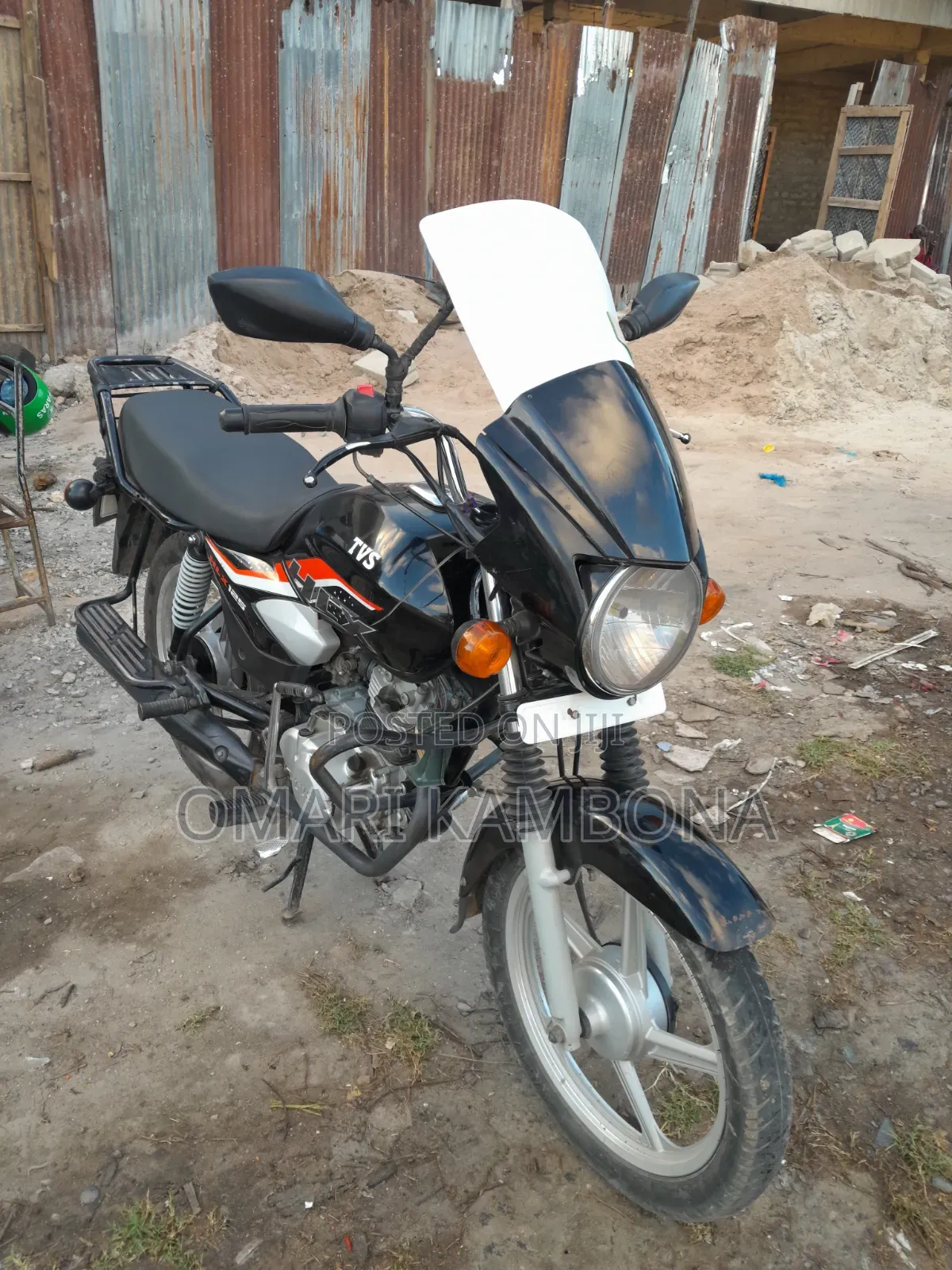 TVS HLX 125 2023 Black