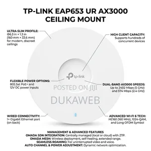 TP-Link Eap653 Ur Ax3000 Ceiling Mount Ap