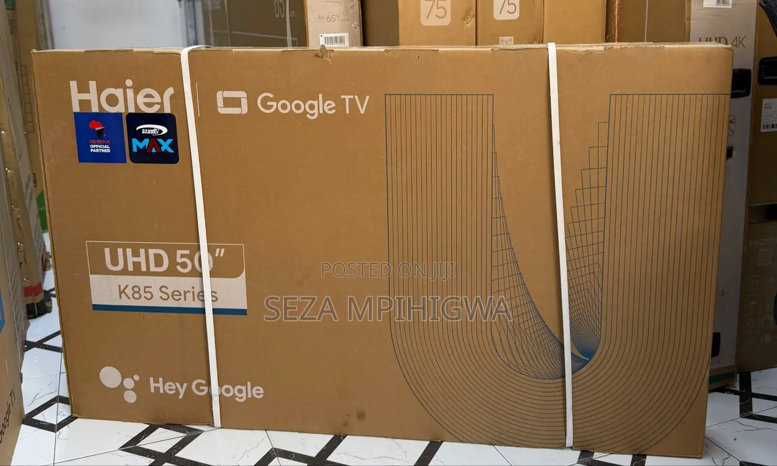 Haier 50" 4K UHD Smart Google TV (K85 Series) – Burudani Ya Kifahari