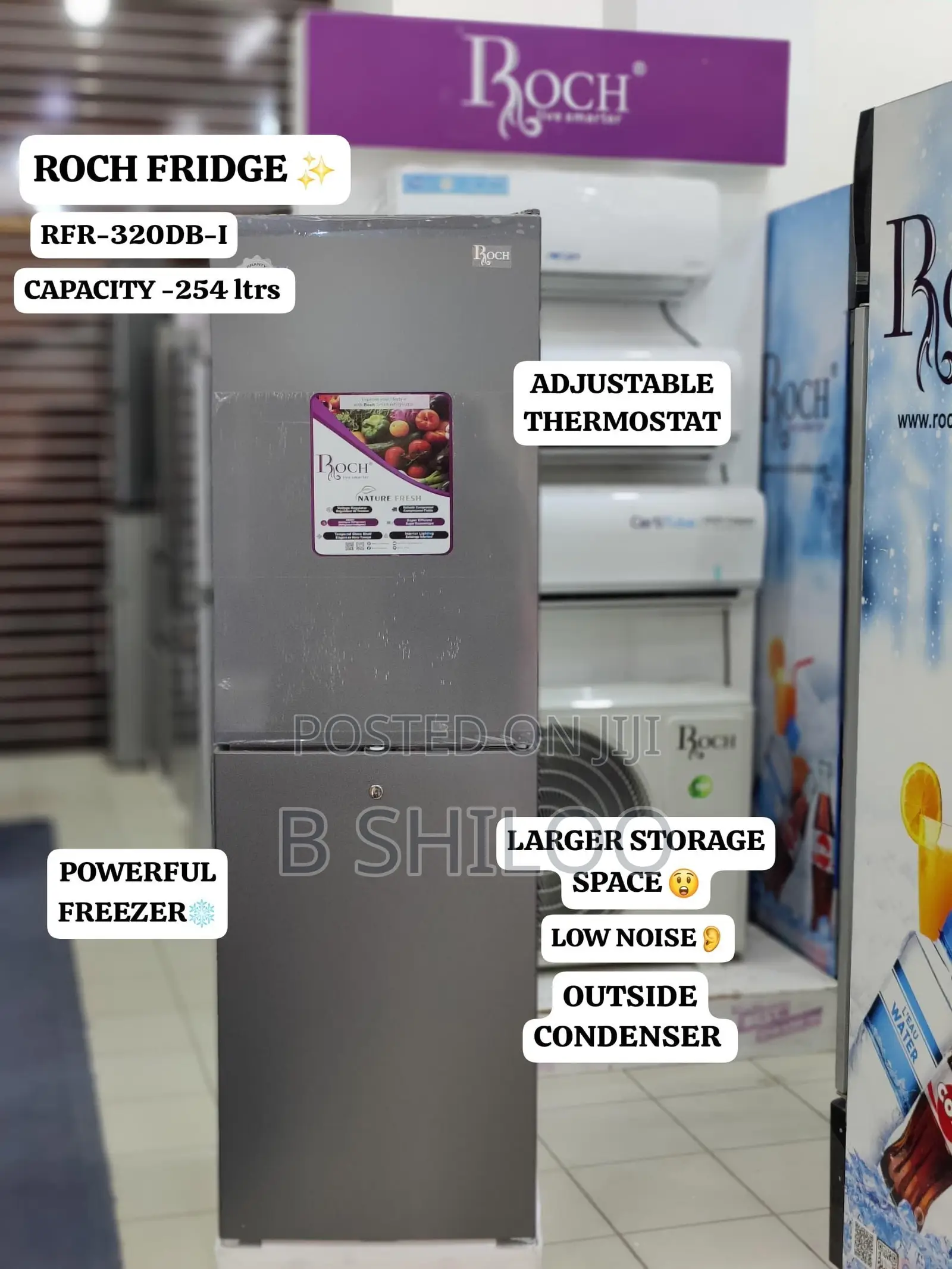 Roch Refrigerator Combi 320db
