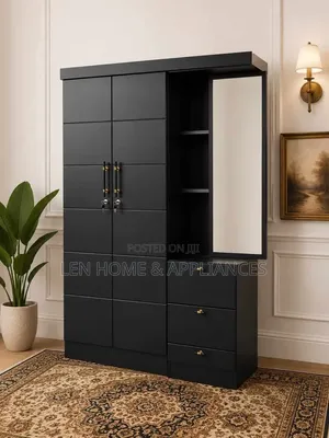 Cupboard High Quality Black and White