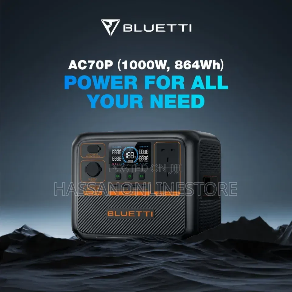 Bluetti AC70P Portable Power Station | 1000W 864Wh