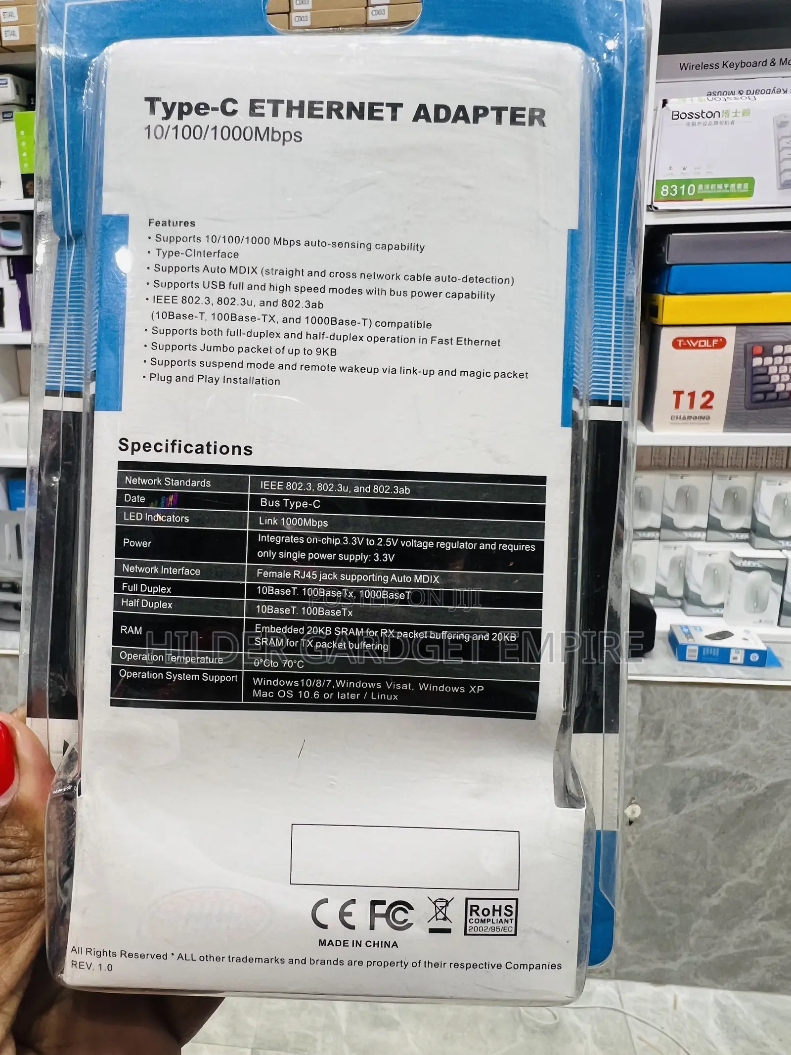 USB to Ethernet Converter 3.0