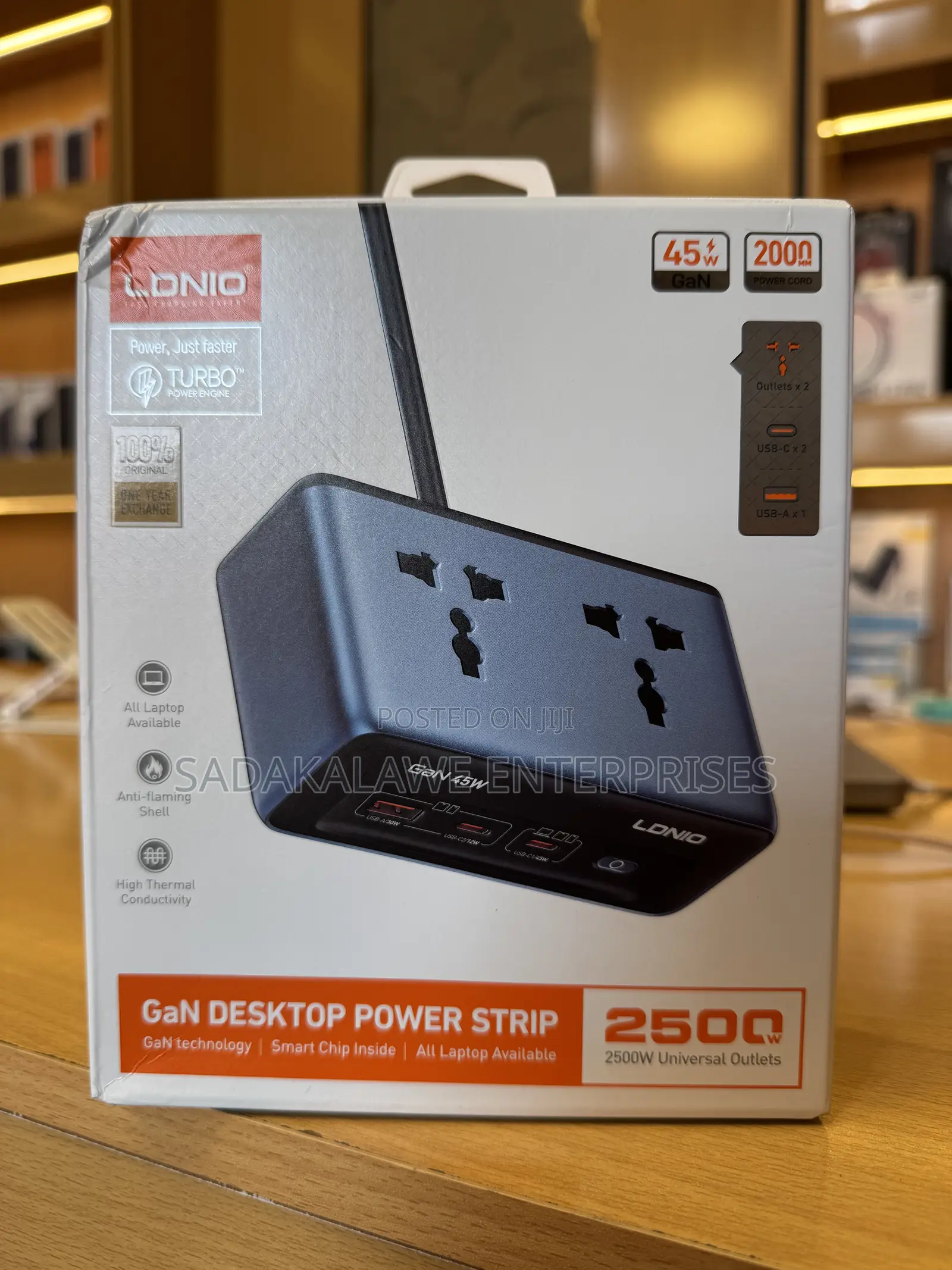 LDNIO GaN 45W Desktop Power Strip 2500W