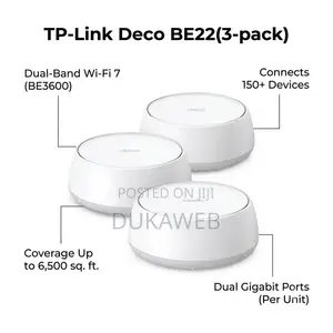 TP-Link Deco BE22 (3-Pack) – Dual-Band Wi-Fi 7 Mesh System