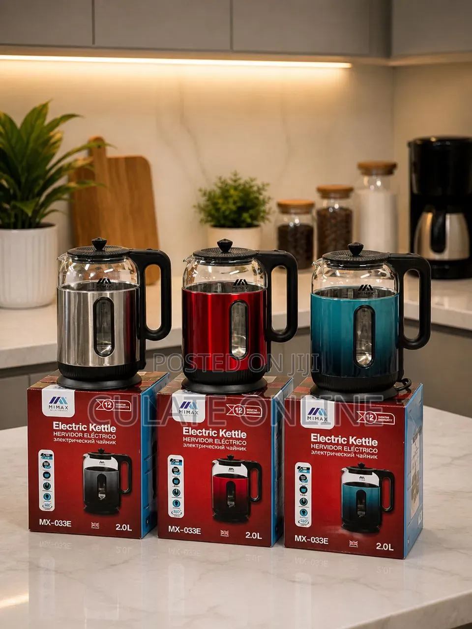 2ltrs Mimax Electric Water Kettle (Mx-033e)