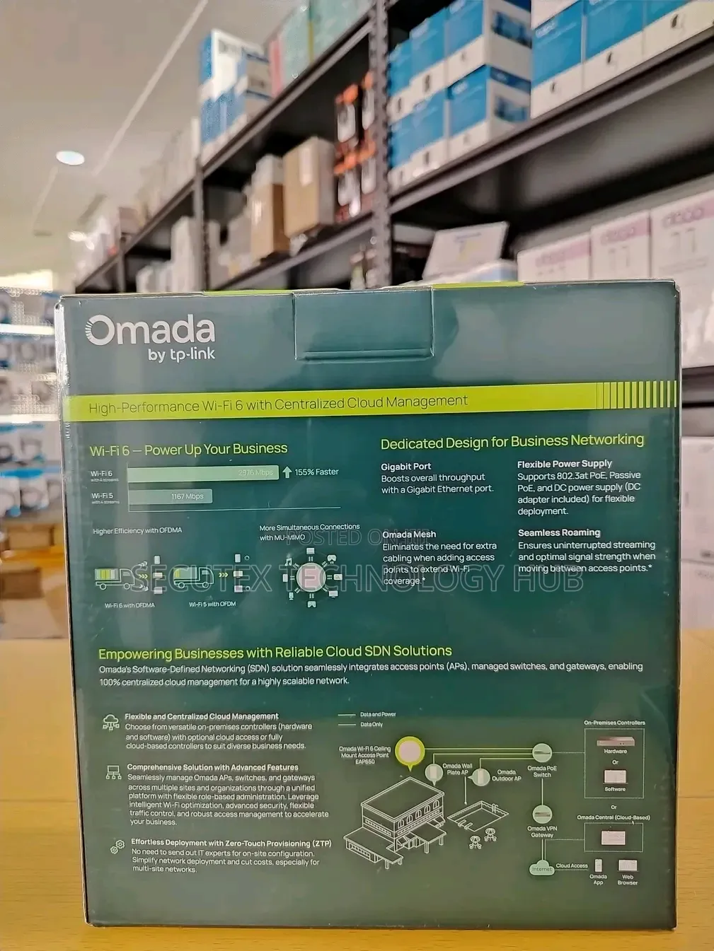 TP-Link Omada EAP650 AX3000 Wi-Fi 6 Access Point