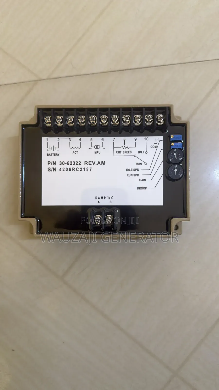 Generator Speed Controller