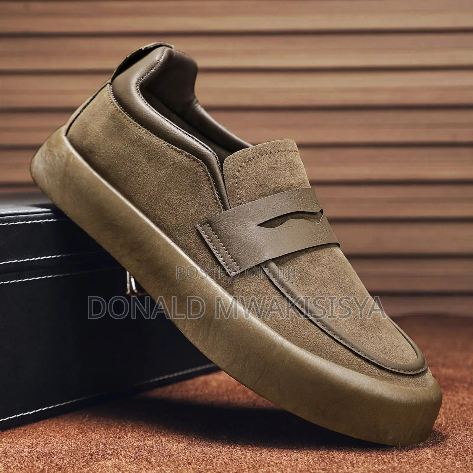 Suede Penny Loafer Slip-On