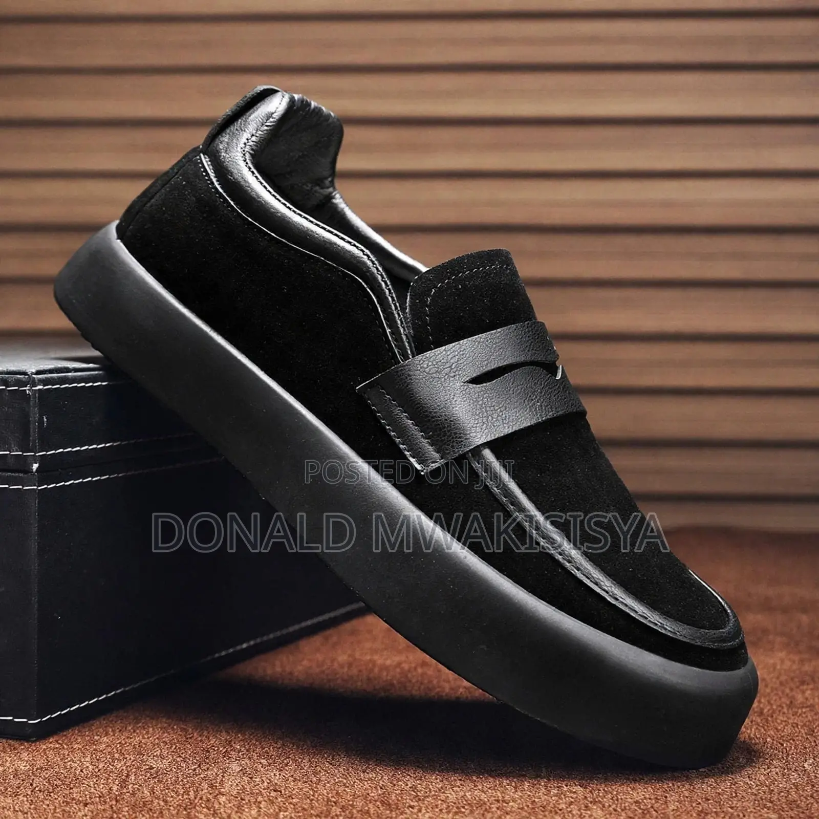 Suede Penny Loafer Slip-On