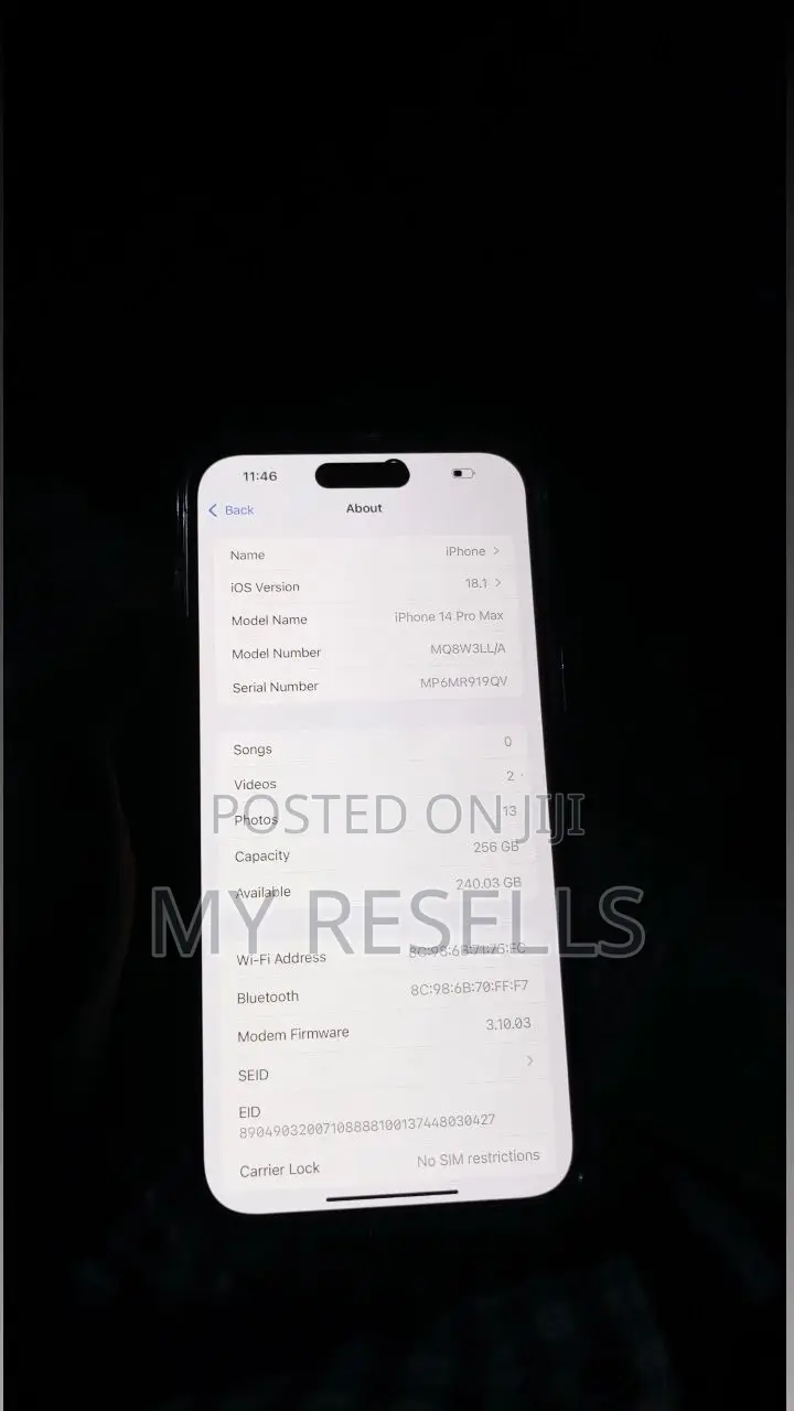 Apple iPhone 14 Pro Max 256 GB Purple
