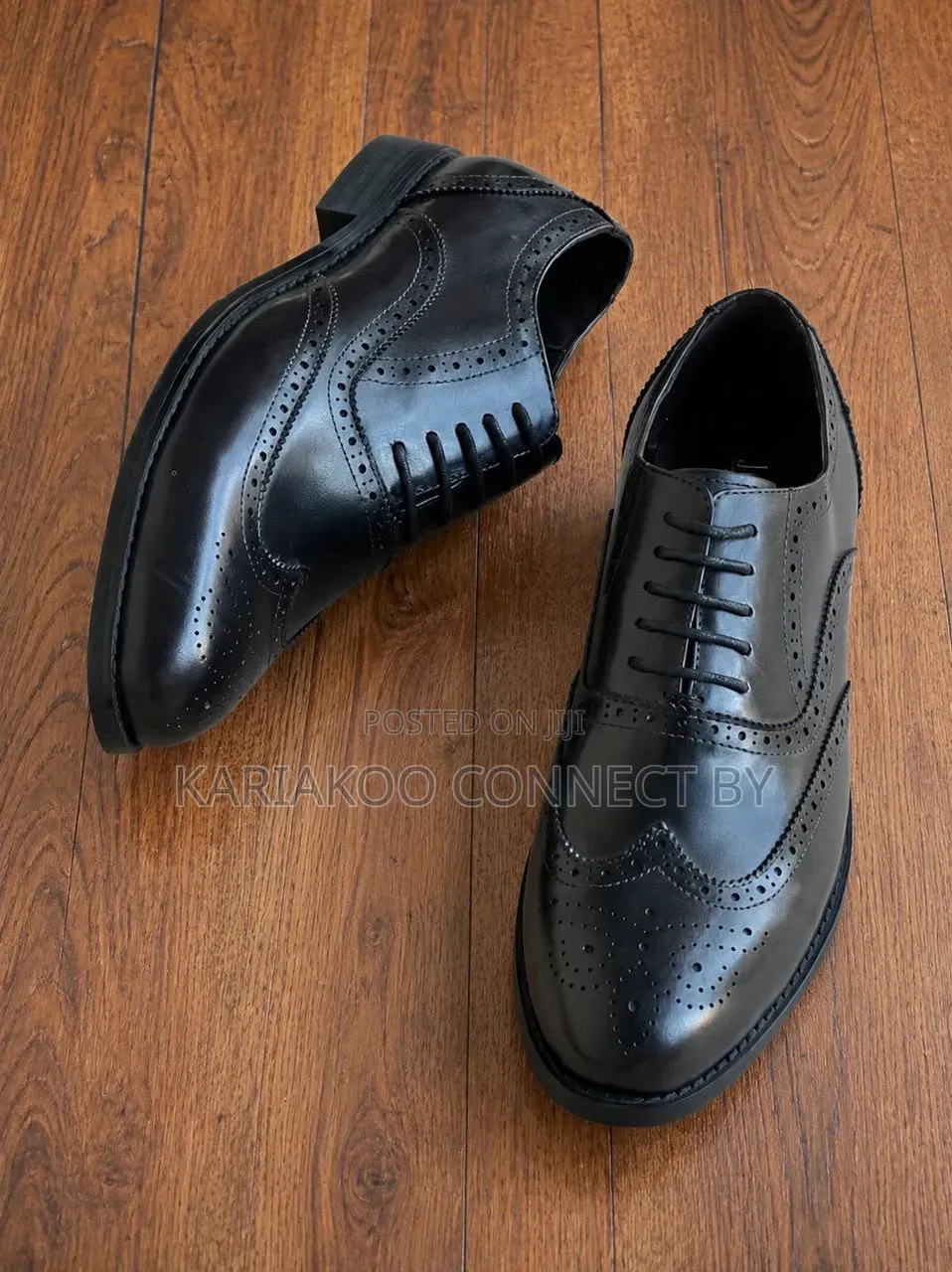 Executive Men's Leather Formal Brogue Dress Shoes