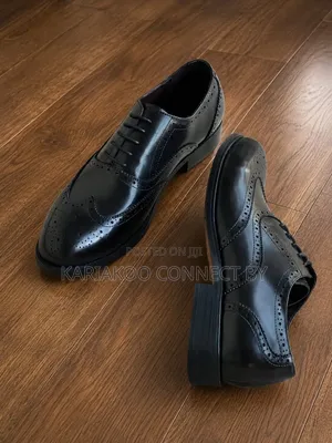 Executive Men's Leather Formal Brogue Dress Shoes