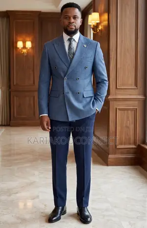 Carlos Cardin 2-Piece Double-Breasted Suit