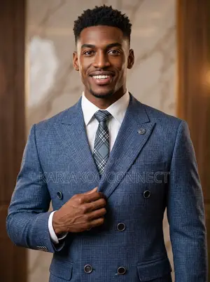 Carlos Cardin 2-Piece Double-Breasted Suit