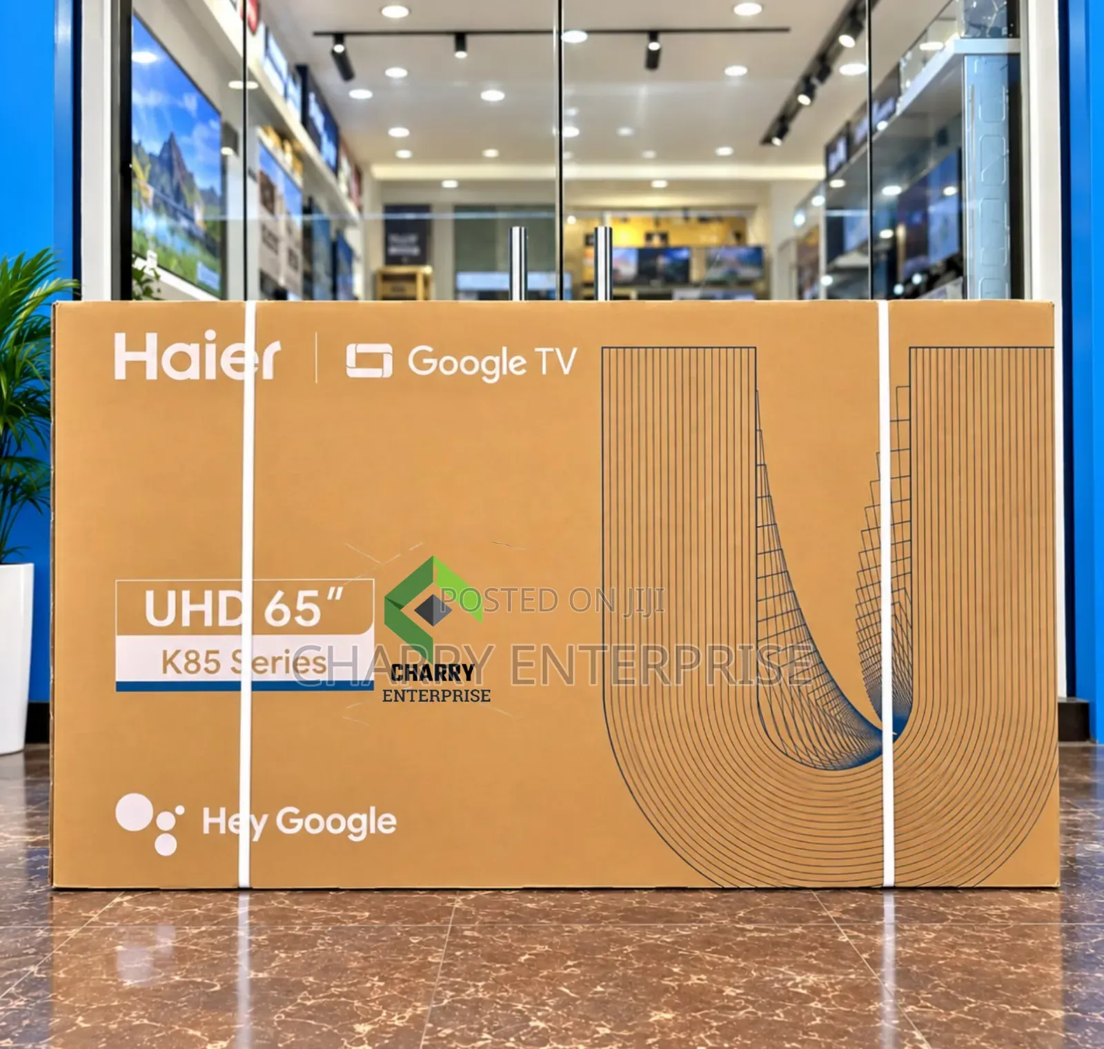 Haier TV Inch 65 UHD Smart 4k Google TV Ina Azam MAX K85 Series