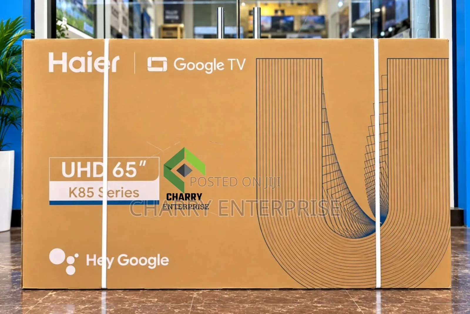 Haier TV Inch 65 UHD Smart 4k Google TV Ina Azam MAX K85 Series