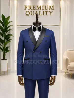 Premium Quality Double-Breasted Tuxedo Suit