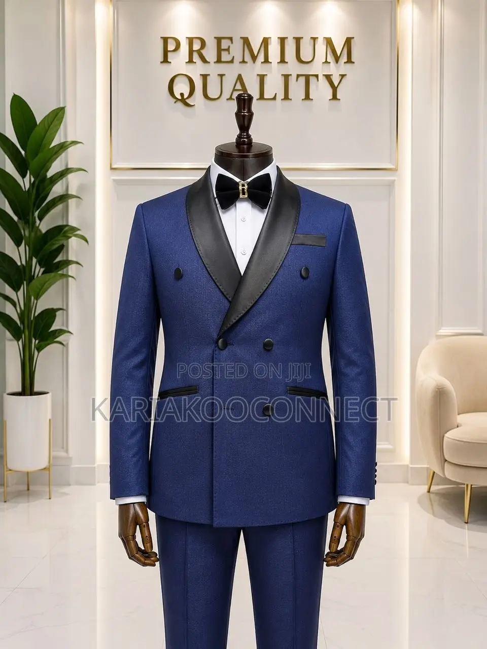 Premium Quality Double-Breasted Tuxedo Suit
